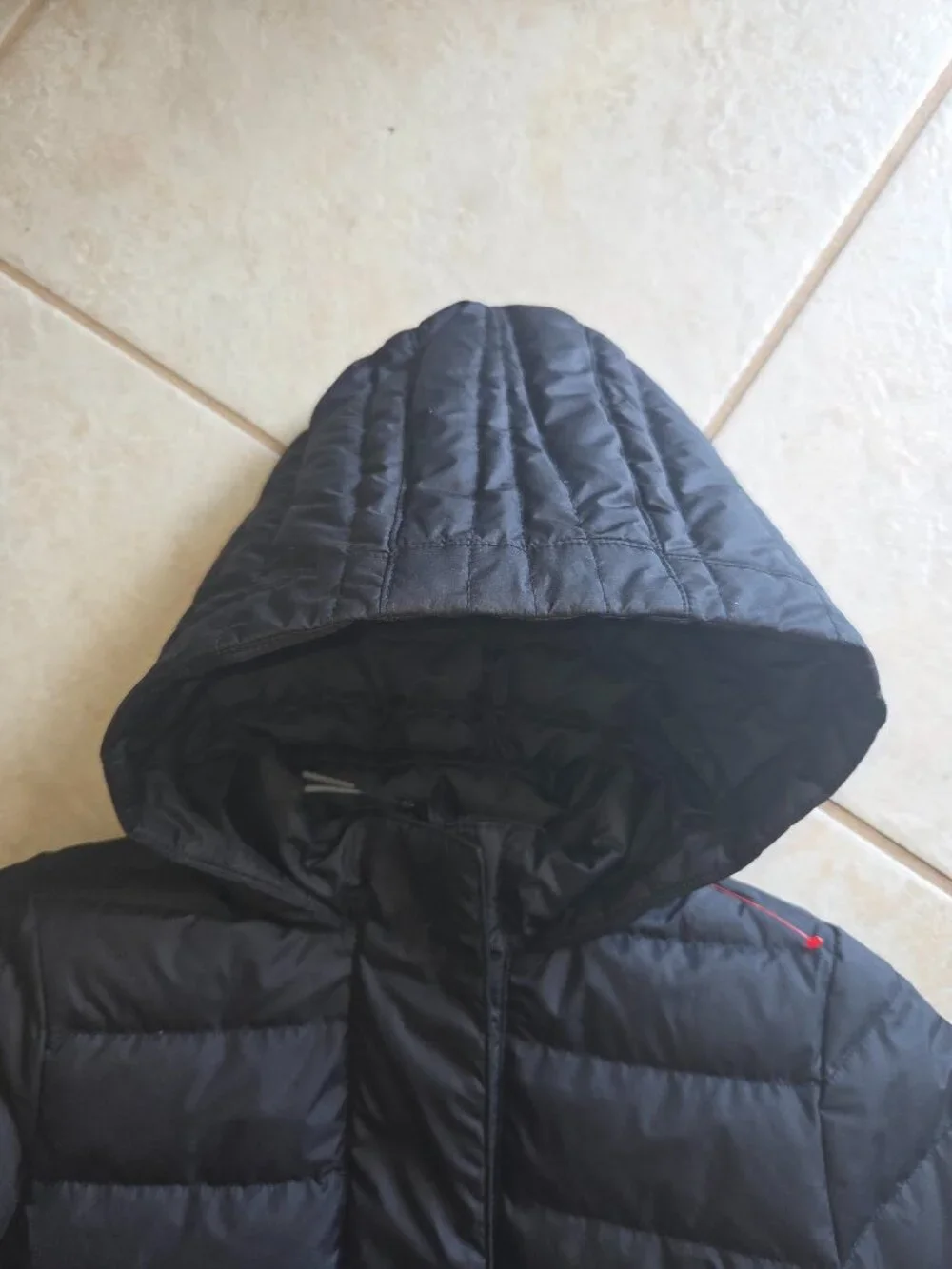 ATHLETA GIRL SNOW DAY DOWN JACKET - SIZE 8-10 BLACK